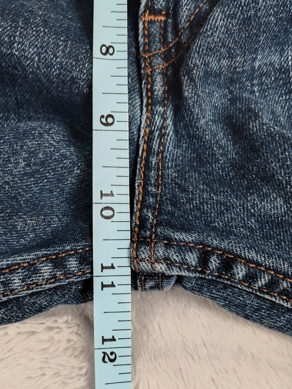 Levi's Mens Medium Wash Denim 527 Slim Fit Boot Cut Jeans Size 32 x 34 - Picture 10 of 12